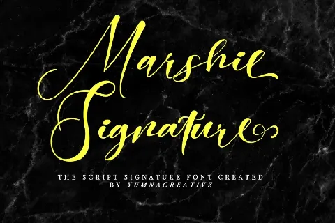 Marshie font