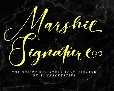Marshie font