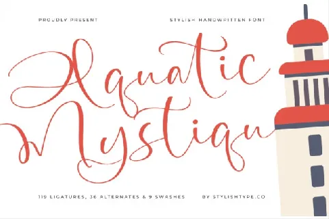 Aquatic Mystiqu font