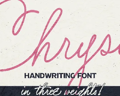 Chrysante PERSONAL USE font