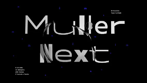 Muller Next Family font