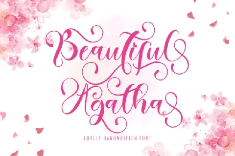 Beautiful Agatha font