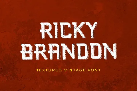 Ricky Brandon font