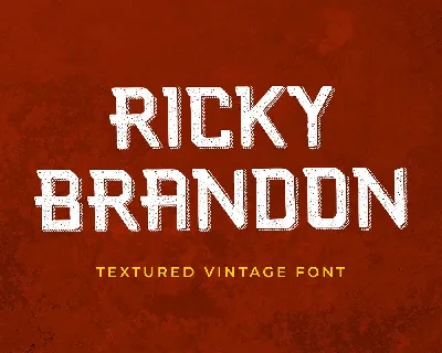 Ricky Brandon font