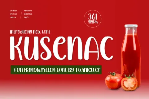 Kusenac font