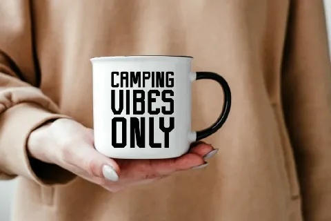 Vintage Camping font