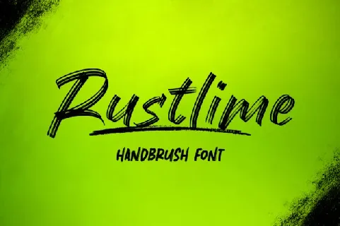 Rustlime font