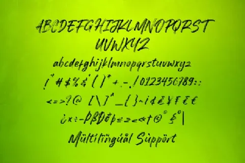 Rustlime font