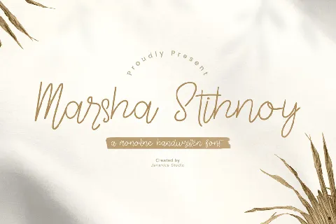 Marsha Sithnoy font