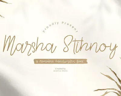 Marsha Sithnoy font