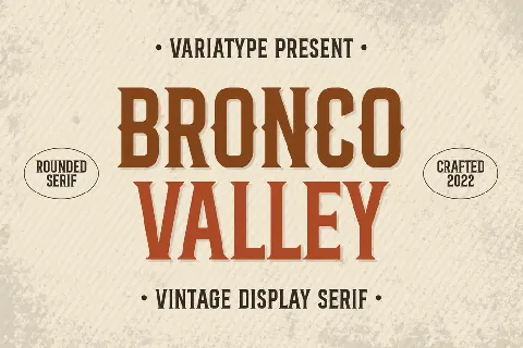 Bronco Personal Use font