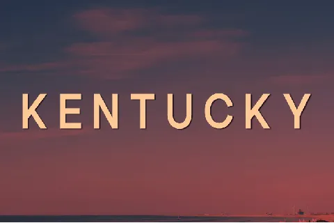 Kentucky font