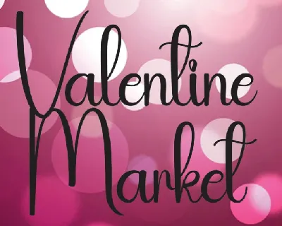 Valentine Market font
