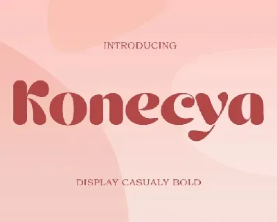 Konecya font