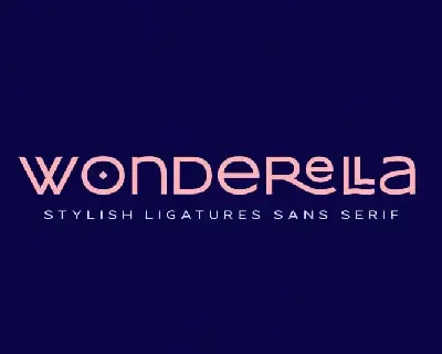 Wonderella Display font