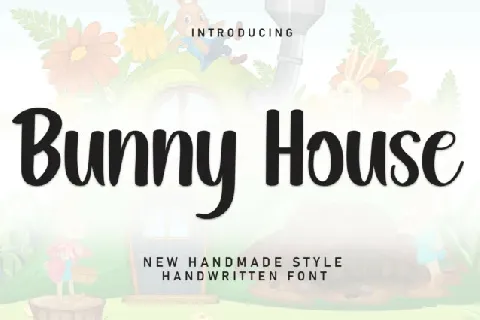 Bunny House Display font