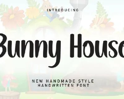 Bunny House Display font