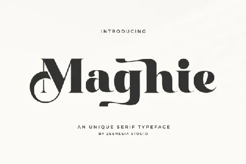 Maghie font
