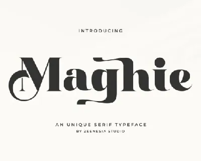 Maghie font