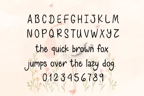 Stork Delivery font