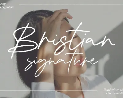 Bristian Signature font