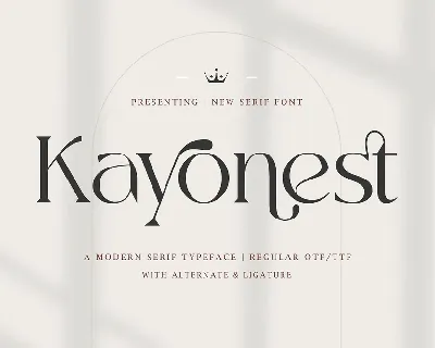 Kayonest font