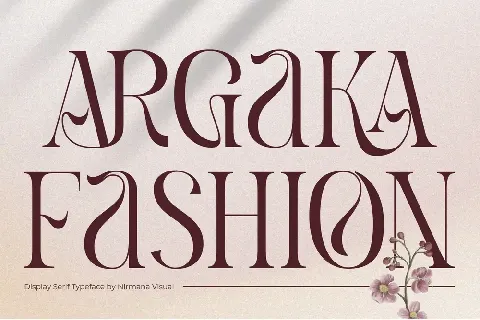 Argaka Fashion font
