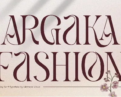 Argaka Fashion font