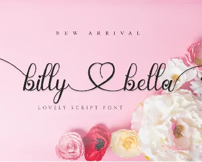 Billy Bella font