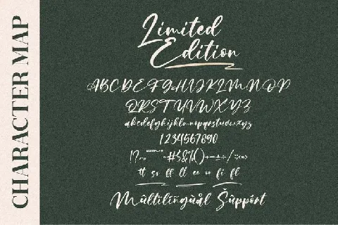 Limited Edition font