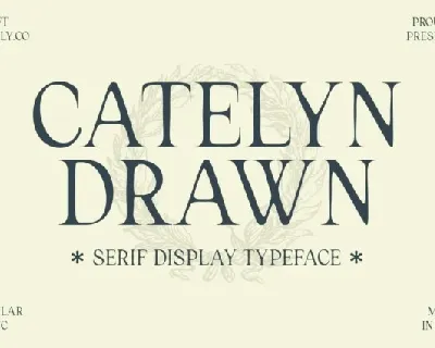 Catelyn Drawn font