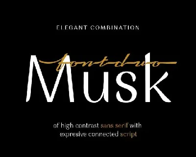 Musk Sans Serif Typeface font