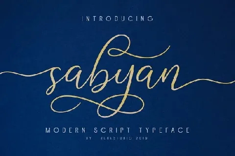 Sabyan Calligraphy font