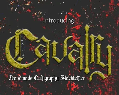 Cavalry font