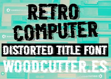 Retro Computer Fancy font