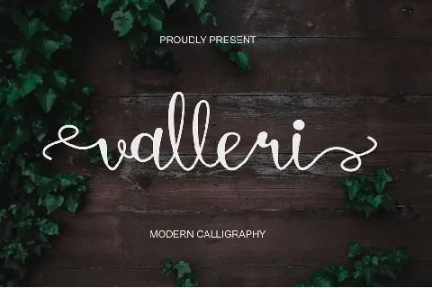 valleri - Personal Use font