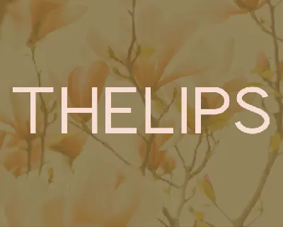 Thelips font