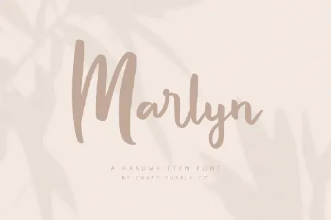 Marlyn Handwritten font