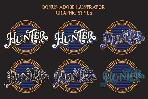 Antique Hunter font