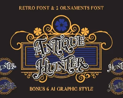 Antique Hunter font