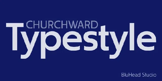 Churchward Family font