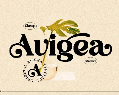 Avigea font