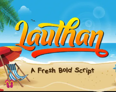 Lauthan Script font