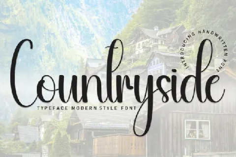 Countryside Script font