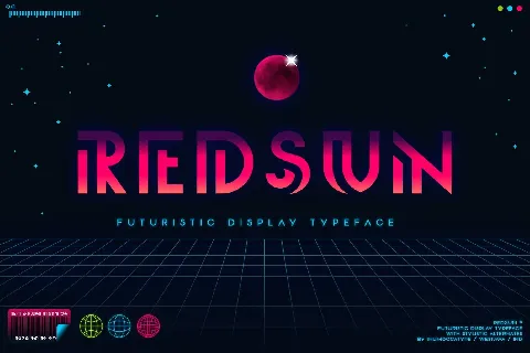 RedSun font