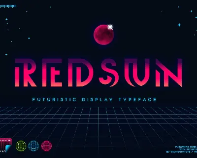 RedSun font