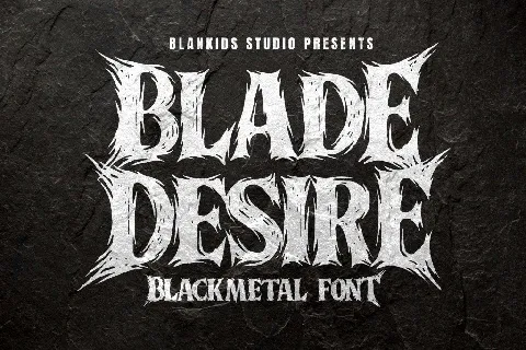 Blade Desire font