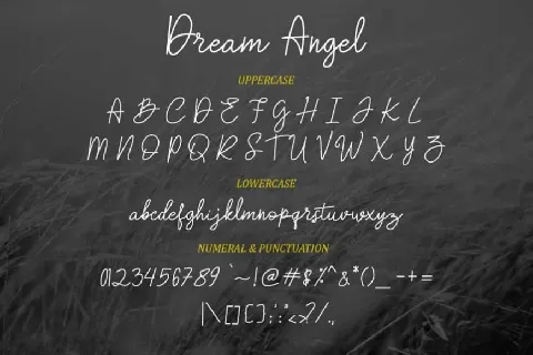 Dream Angle font