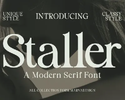 Staller font