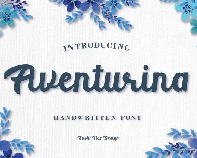 Aventurina Script font